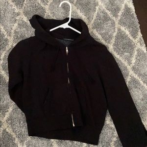 Black cropped brandy Melville jacket